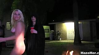 night time hazing turns wild at sorority house