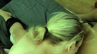 tiny white teen deepthroat my big black cock, gag and choke, then lick my ass