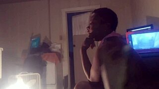 She's a real black MILF getting her ass pounded