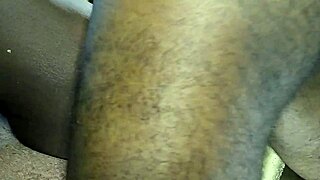 Sucking cock like a pro: Big boobs ebony amateur in Texas