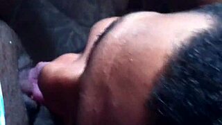 a couple shares an intimate moment in the image