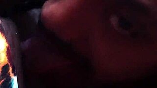 a couple shares an intimate moment in the image