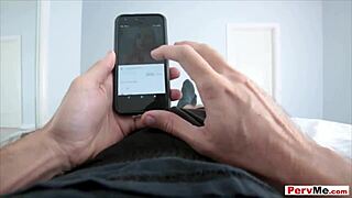 Hey, don't swipe left, my blonde stepmom warned, but I couldn't resist!