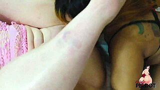 pawg virgo peridot straps on and fucks three big booty babes hard