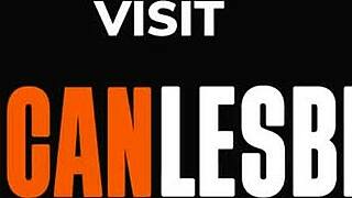 African Lesbian Couple Tries New Dildo In Playful Sex