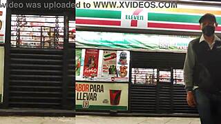 Hey, guess what? I caught her showing off her thong at the store in that tiny miniskirt with pigtails!