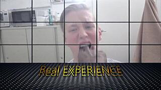 Teen Jock Placed On Directors Desk Takes Big Black Cock