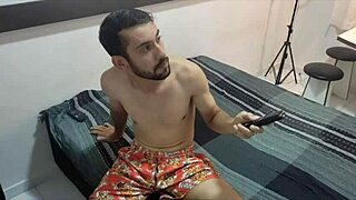 Small waisted slut gets orgasm on camera after slimthick massage