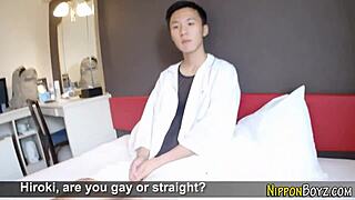 Asian girl commiting solo masturbation