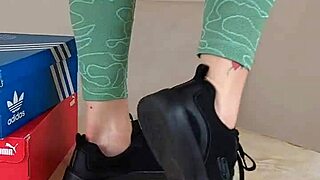 Sneaker fetishists rejoice! Try on some kicks