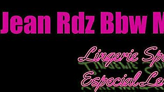 Pretty and naked like a bride in special lingerie Latin woman