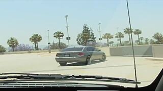 Blonde Cougar With Big Tits And Shaved Pussy Gets Facial In Heels