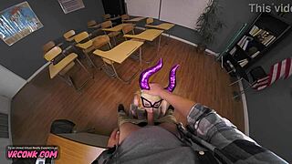 VR Parody: Sexy Blonde Mount Lady Moans in Missionary, Doggy, and Cowgirl Riding!