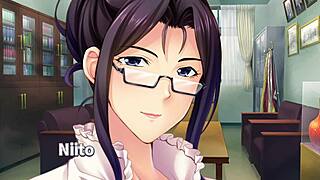 i love watchin mommy sensei in her horny homework threesome blowjob ep3