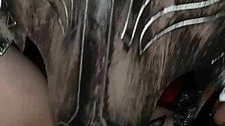 That bad wolf couldn’t resist licking Red’s sweet pussy in cosplay.