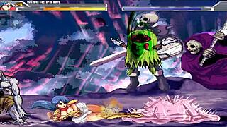 Redhead warrior becomes cum slut