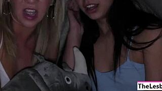 Gina Valentina Fucks Her Lesbian Friend with Passion