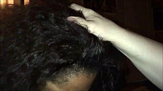 i'm a black bbw suckin' a white dick in this sex tape