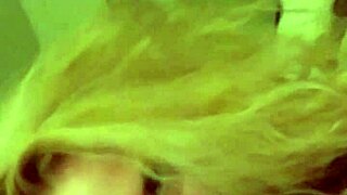 wife gives second blowjob with big tits