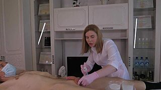 while learning to shave, he exploded with cum everywhere