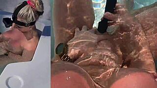 Pov milf in jacuzzi as pip shows behind the scenes