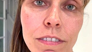 Brunette wife performs vore femdom humiliation fetish