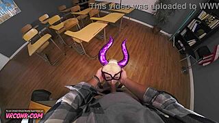 VR Parody: Sexy Blonde Mount Lady Moans in Missionary, Doggy, and Cowgirl Riding!