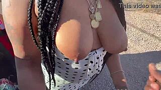 Porsha Carrera takes monster cock in outdoor anal assfucking