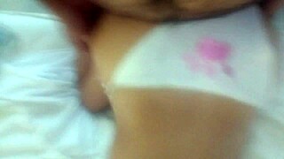 Mexican prostitute fully enjoys nice cock inside her tight ass while wearing sexy lingerie