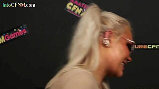 cfnm babe sucks future chief's cock during clothed job interview