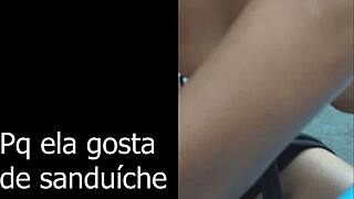 Bring pretinha for a snack, then finish her ass in video calls. Exclusive whatsapp content.