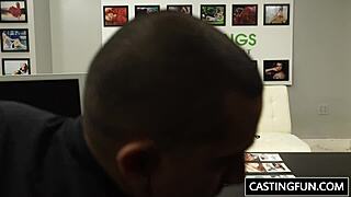 Scarlett Jennings tricked into hardcore casting with monster cock