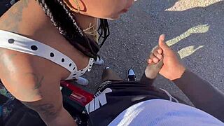 Porsha Carrera takes monster cock in outdoor anal assfucking