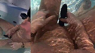 Pov milf in jacuzzi as pip shows behind the scenes