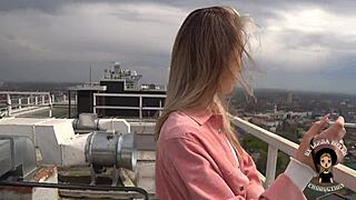 Young teens engage in outdoor activities on the street