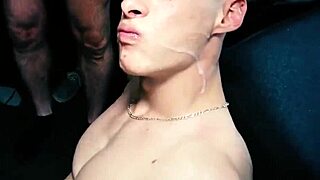 Bukkake Group Orgy with Blowbang Action and Gay Participants 😈💦