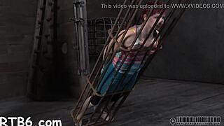 Hung Up Playgirl Gets Punished in Garage by Dominant Partner