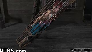 Hung Up Playgirl Gets Punished in Garage by Dominant Partner