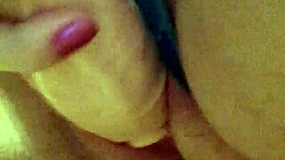 cute latina milf masturbates with dildo to orgasm and cumshot