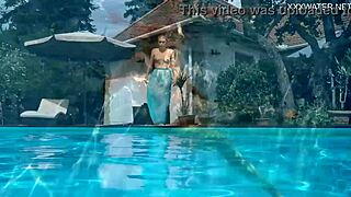 finnish blonde tattooed pornstar mimi dives underwater