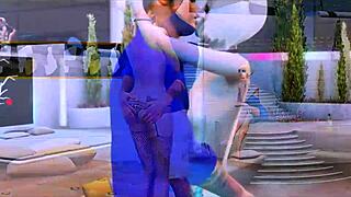 When in the bedroom Talia gets to have fun with Nesy and all her swingers friends