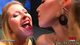 euro sluts swapping jizz in hardcore blowbang