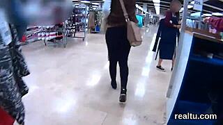 Adorable Czech nympho seduced in mall