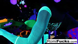 A little hardcore lesbian sex with Romi and Dani