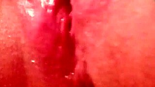 cute latina milf masturbates with dildo to orgasm and cumshot