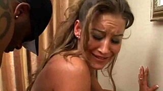 Leanna Heart Takes on Massive Black Cock with Intense Riding and Sucking in Hardcore Scene