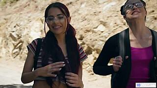 i watched these bitchy girls and a nerd teen 18+ in a wild lesbian orgy with aidra fox jillian janson sabina rouge aria lee licking pussies and muff diving