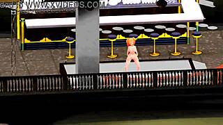 i watch half naked girls dancing and singing before they have sex in this anime hentai