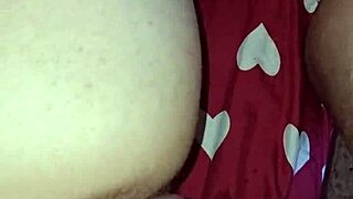 the blonde woman and her partner in an amateur video with everyday moments and casual interactions