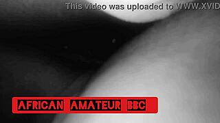 ebony couple says 'fuck my big black cock'